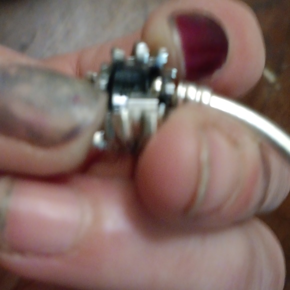 Limited Edition Pandora Fireworks Bangle Bracelet stamped 925 - Picture 5 of 5